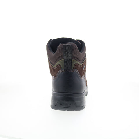 Rockport Evan Waterproof RMEVAN Mens Brown Leather Casual Dress Boots