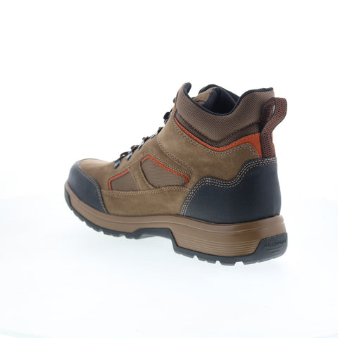 Rockport Evan RMEVAN Mens Brown Suede Lace Up Work Boots