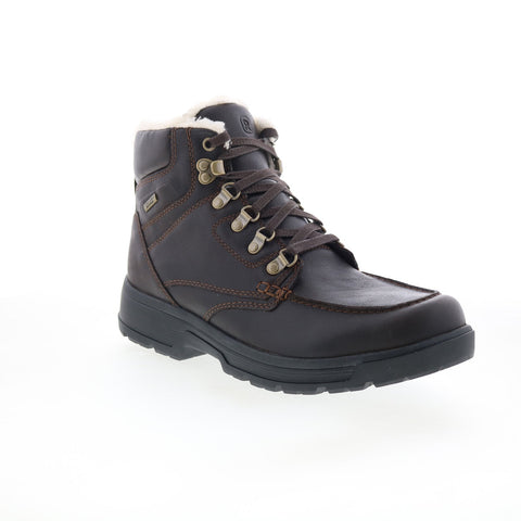 Rockport Ezra 2 Waterproof Mens Brown Wide Leather Casual Dress Boots