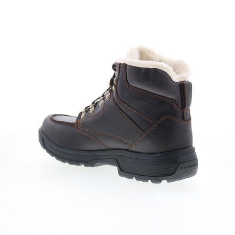 Rockport Ezra 2 Waterproof Mens Brown Wide Leather Casual Dress Boots