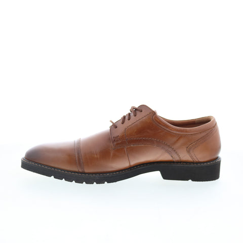Rockport Fallo RMFALLO Mens Brown Oxfords & Lace Ups Wingtip & Brogue Shoes