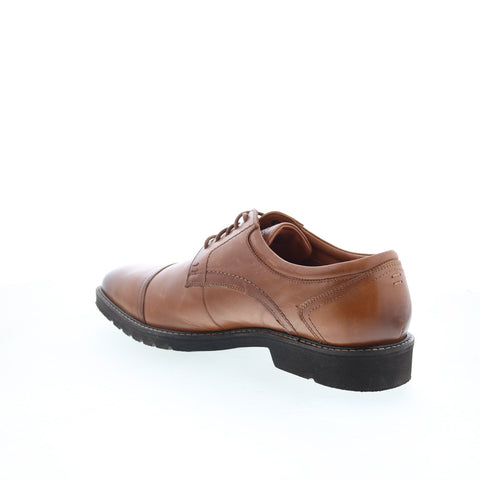 Rockport Fallo Mens Brown Wide Oxfords & Lace Ups Wingtip & Brogue Shoes