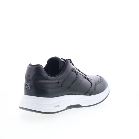 Rockport Harrison 2 RMHARRISON2 Mens Black Leather Lifestyle Sneakers Shoes