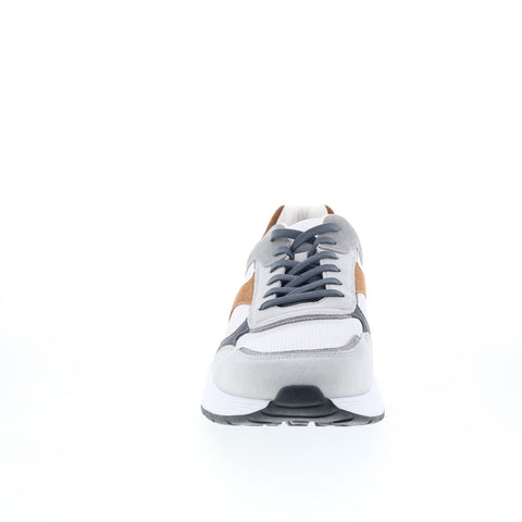 Rockport Harrison 2 RMHARRISON2 Mens White Wide Suede Lifestyle Sneakers Shoes