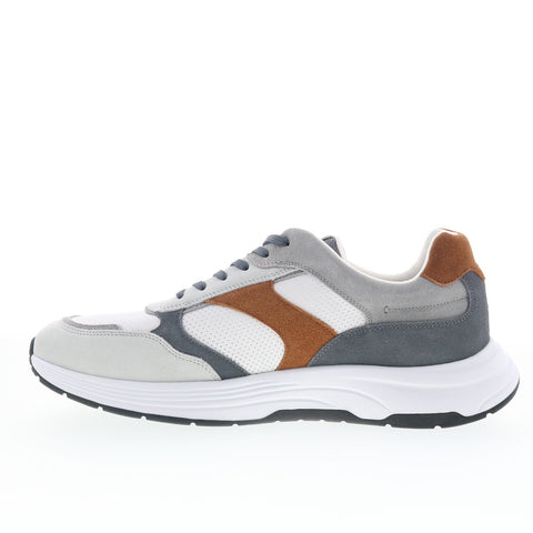 Rockport Harrison 2 RMHARRISON2 Mens White Wide Suede Lifestyle Sneakers Shoes