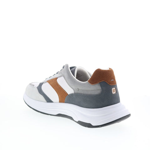 Rockport Harrison 2 RMHARRISON2 Mens White Wide Suede Lifestyle Sneakers Shoes