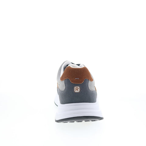 Rockport Harrison 2 RMHARRISON2 Mens White Wide Suede Lifestyle Sneakers Shoes