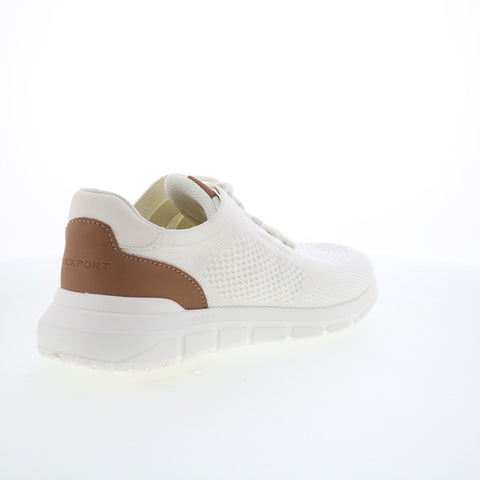 Rockport Jaimson RMJAIMSON Mens White Canvas Lifestyle Sneakers Shoes