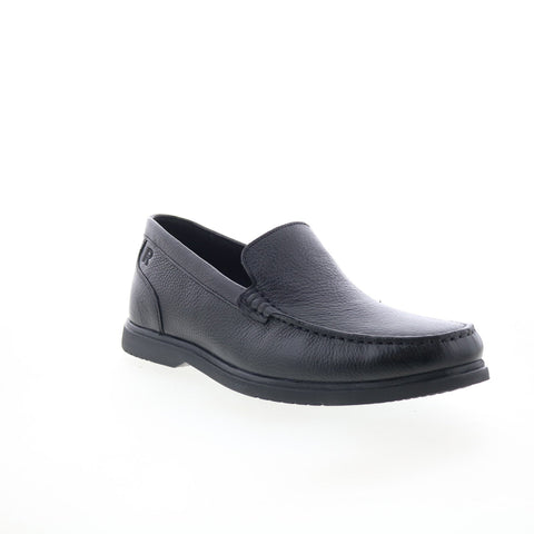 Rockport RM Jensen Mens Black Wide Leather Loafers & Slip Ons Casual Shoes