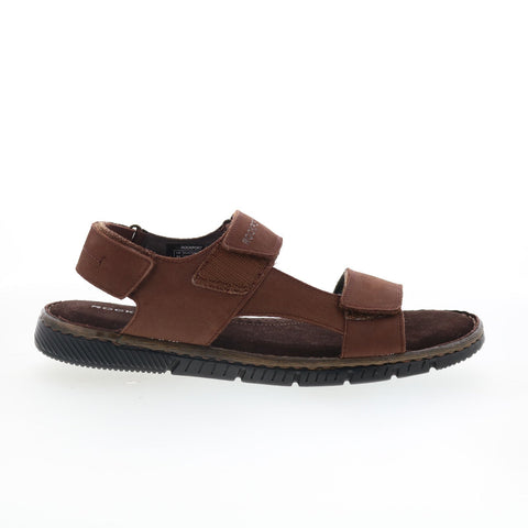 Rockport Jhett RMJHETT Mens Brown Leather Sport Sandals Sandals Shoes