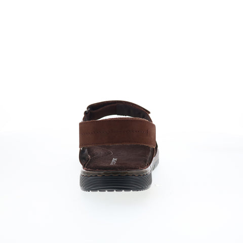 Rockport Jhett RMJHETT Mens Brown Leather Strap Sport Sandals Shoes