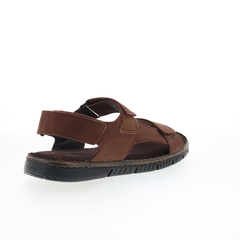Rockport Jhett RMJHETT Mens Brown Wide Leather Sport Sandals Shoes