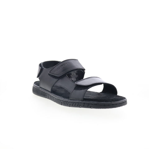 Rockport Jhett RMJHETT Mens Black Wide Leather Starp Sport Sandals Shoes