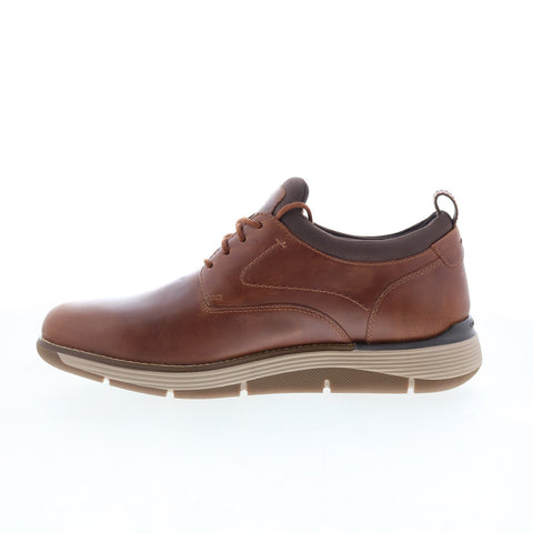 Rockport Lukah RMLUKAH Mens Brown Wide Oxfords & Lace Ups Plain Toe Shoes
