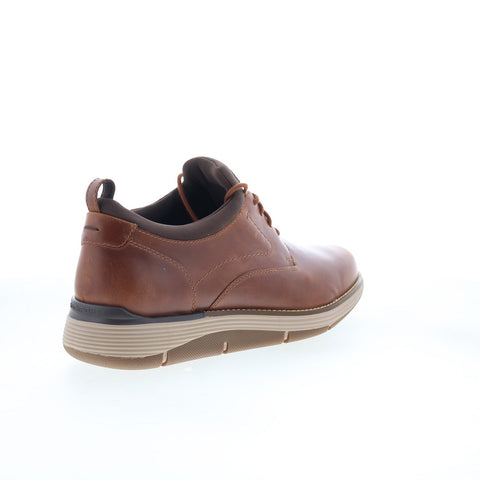 Rockport Lukah RMLUKAH Mens Brown Wide Oxfords & Lace Ups Plain Toe Shoes