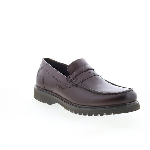 Rockport Maverick Penny RMMAVERICKPENNY Mens Brown Loafers Penny Shoes