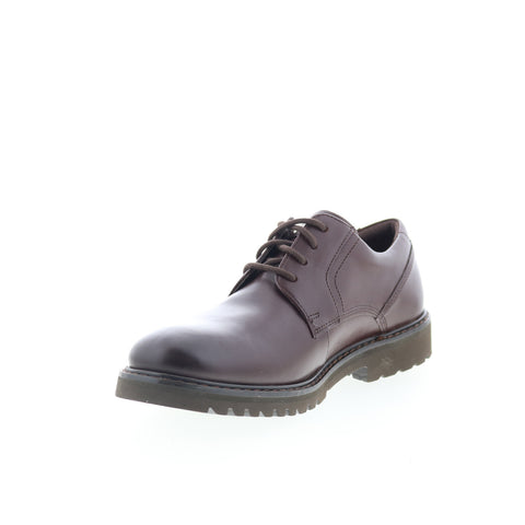 Rockport Maverick Plain Toe Oxford Mens Brown Wide Oxfords Plain Toe Shoes
