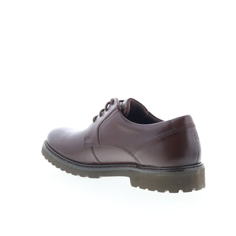 Rockport Maverick Plain Toe Oxford Mens Brown Wide Oxfords Plain Toe Shoes