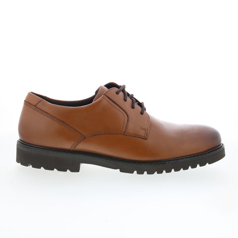 Rockport Maverick Plain Toe Oxford Mens Brown Wide Oxfords Plain Toe Shoes