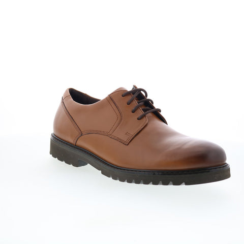 Rockport Maverick Plain Toe Oxford Mens Brown Wide Oxfords Plain Toe Shoes