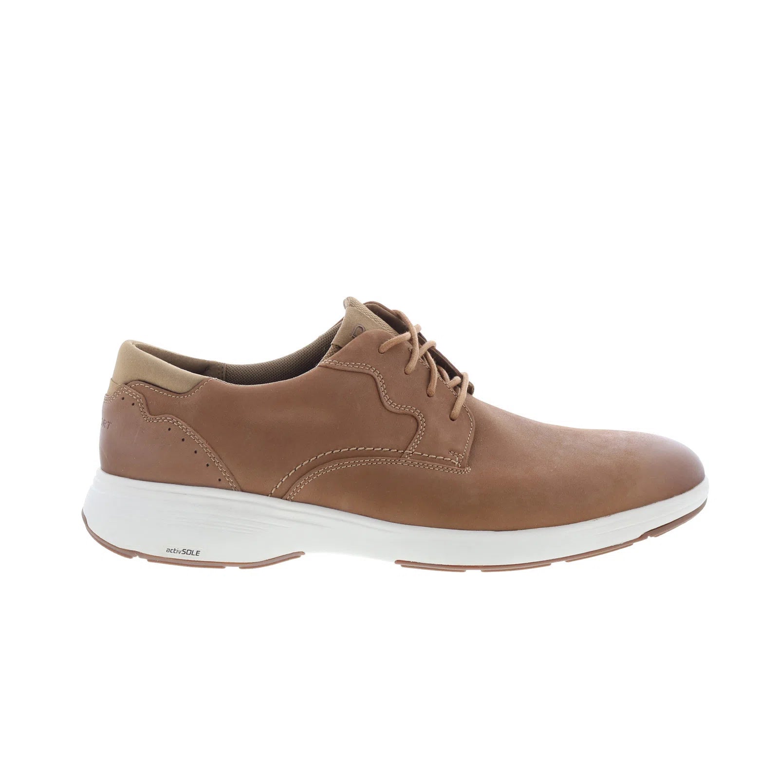 Rockport Noah Plain Toe Mens Brown Oxfords & Lace Ups Plain Toe Shoes - Ruze Shoes Rockport Noah Plain Toe Mens Brown Oxfords & Lace Ups Plain Toe Shoes - Ruze Shoes