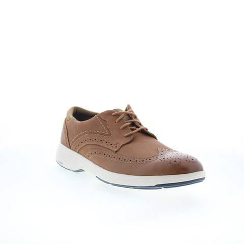 Rockport Noah Wingtip Mens Brown Wide Oxfords & Lace Ups Shoes