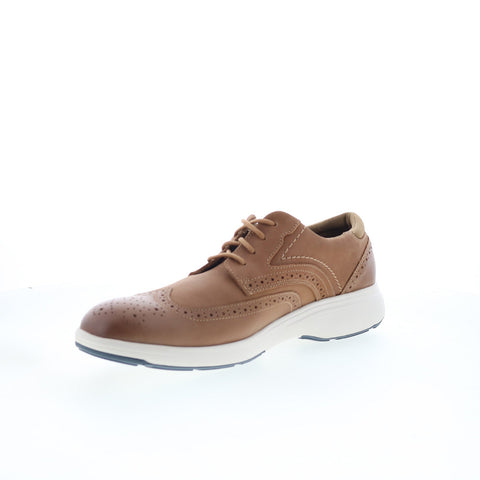 Rockport Noah Wingtip Mens Brown Wide Oxfords & Lace Ups Shoes