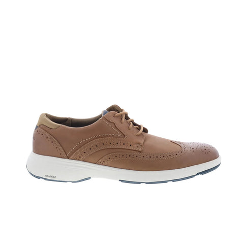 Rockport Noah Wingtip Mens Brown Oxfords & Lace Ups Wingtip & Brogue Shoes