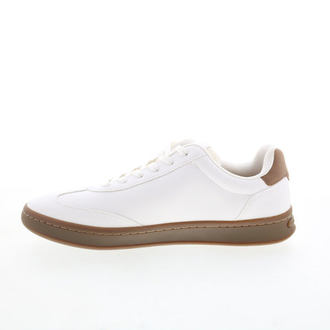 Rockport RM Nova Mens White Leather Lace Up Lifestyle Sneakers Shoes