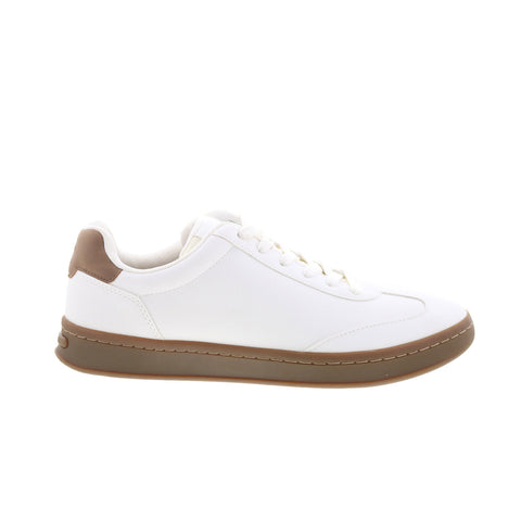 Rockport Nova Mens White Leather Lace Up Lifestyle Sneakers Shoes
