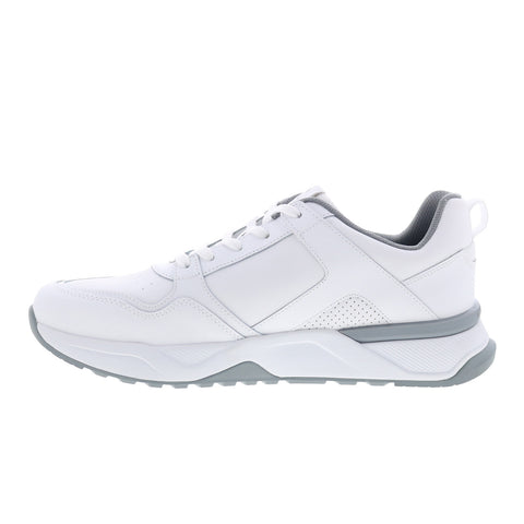 Rockport ProWalker Norris Mens White Wide Lifestyle Sneakers Shoes