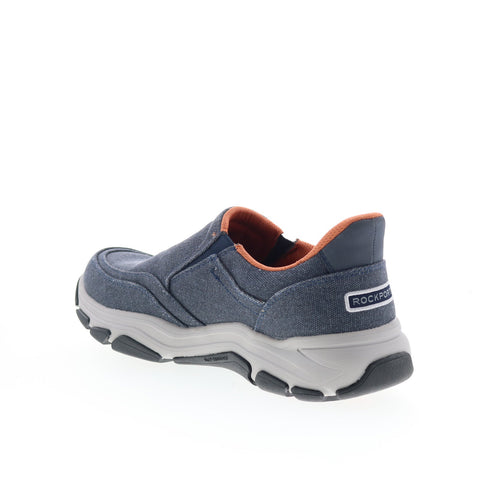 Rockport Reece 2 RMREECE2 Mens Blue Extra Wide Lifestyle Sneakers Shoes