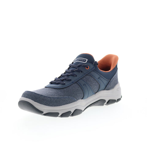 Rockport Rhett 2 RMRHETT2 Mens Blue Wide Canvas Lifestyle Sneakers Shoes