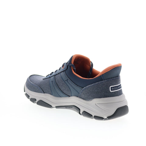 Rockport Rhett 2 RMRHETT2 Mens Blue Wide Canvas Lifestyle Sneakers Shoes