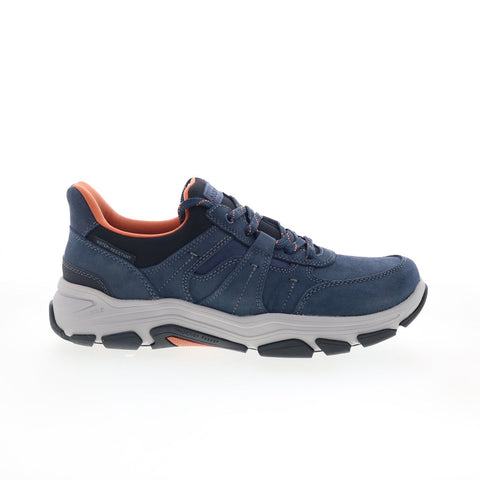 Rockport Rhett RMRHETT Mens Blue Wide Suede Lifestyle Sneakers Shoes
