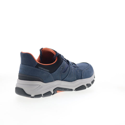 Rockport Rhett Mens Blue Wide Suede Lace Up Lifestyle Sneakers Shoes