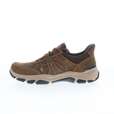 Rockport Rhett RMRHETT Mens Brown Wide Suede Lace Up Lifestyle Sneakers Shoes