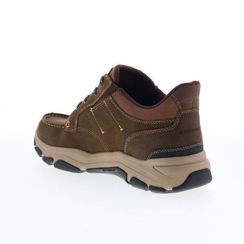 Rockport Ronan RMRONAN Mens Brown Extra Wide Leather Lifestyle Sneakers Shoes