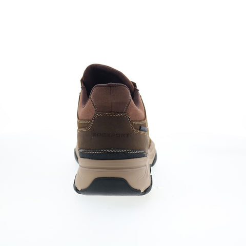 Rockport Ronan RMRONAN Mens Brown Extra Wide Leather Lifestyle Sneakers Shoes