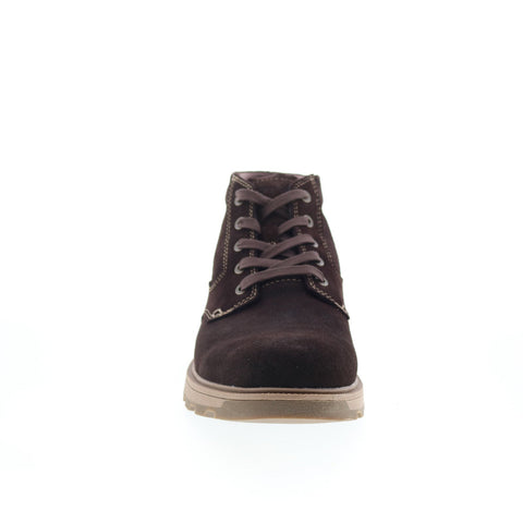 Rockport Seamus RMSEAMUS Mens Brown Wide Leather Casual Dress Boots