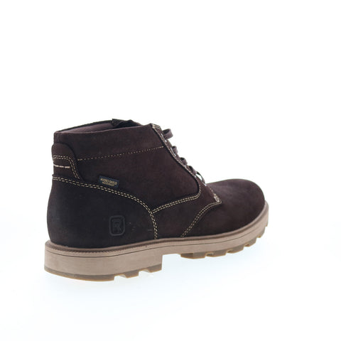 Rockport Seamus RMSEAMUS Mens Brown Wide Leather Casual Dress Boots