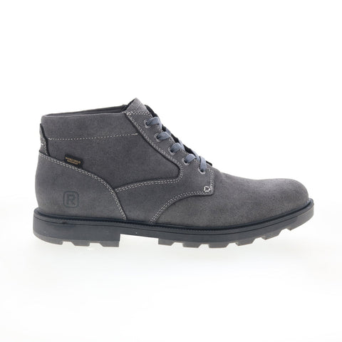 Rockport Seamus RMSEAMUS Mens Gray Suede Lace Up Chukkas Boots