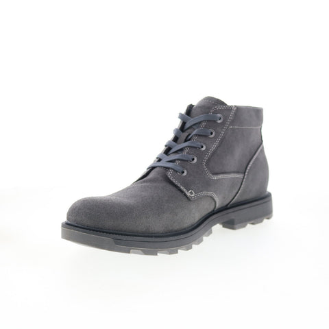 Rockport Seamus RMSEAMUS Mens Gray Suede Lace Up Chukkas Boots