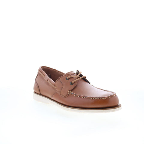Rockport Southport Boat Shoe Mens Brown Wide Loafers & Slip Ons Boat Shoes