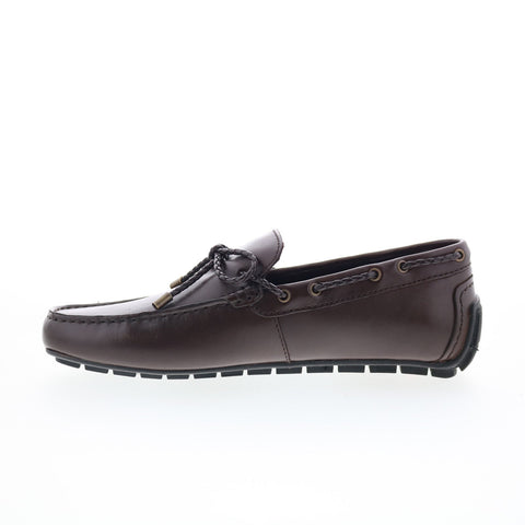 Rockport Taya RMTAYA Mens Brown Leather Loafers & Slip Ons Moccasin Shoes