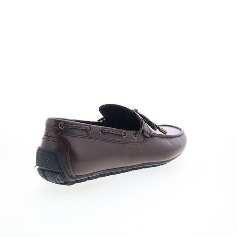 Rockport Taya RMTAYA Mens Brown Leather Loafers & Slip Ons Moccasin Shoes