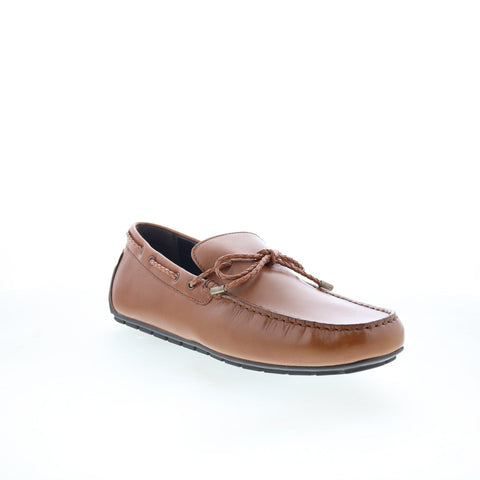 Rockport Taya Mens Brown Wide Leather Loafers & Slip Ons Moccasin Shoes