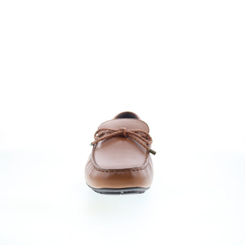 Rockport Taya Mens Brown Wide Leather Loafers & Slip Ons Moccasin Shoes