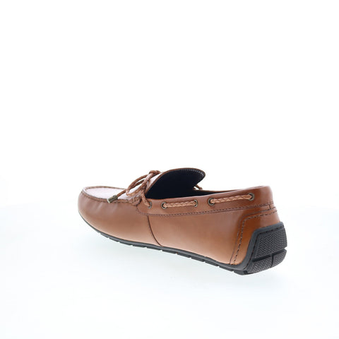 Rockport Taya Mens Brown Wide Leather Loafers & Slip Ons Moccasin Shoes