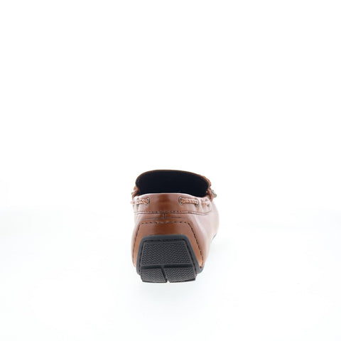 Rockport Taya Mens Brown Wide Leather Loafers & Slip Ons Moccasin Shoes